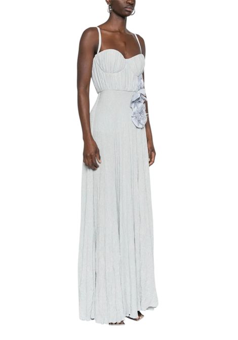 Abito Red Carpet in jersey lurex con fiore ricamato ELISABETTA FRANCHI | Abiti | ABR2252E2A28